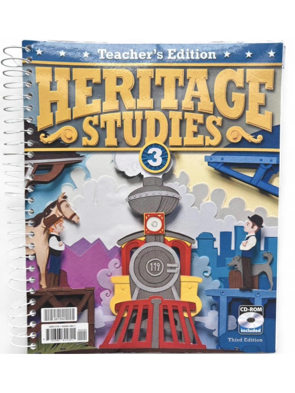 BJU Press Heritage Studies 3 Teacher's Edition Third Edition With CD-ROM